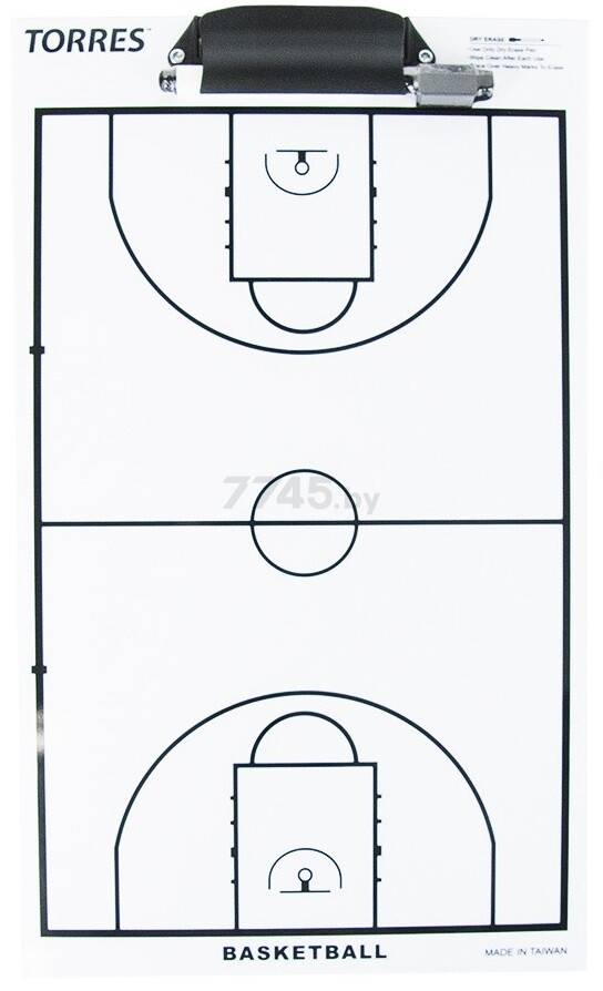 Доска тактическая для баскетбола TORRES (TR1003B)
